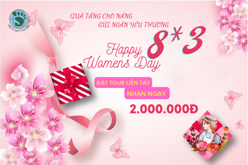 Voucher 08/03 của Vietfoot Travel