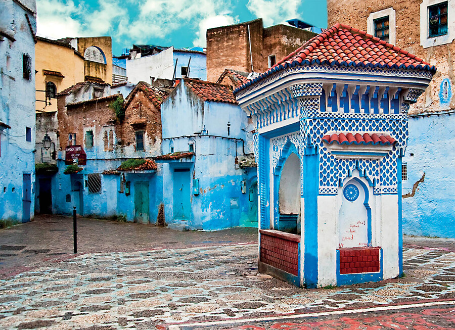 50 sắc thái xanh ở Chefchaouen.
