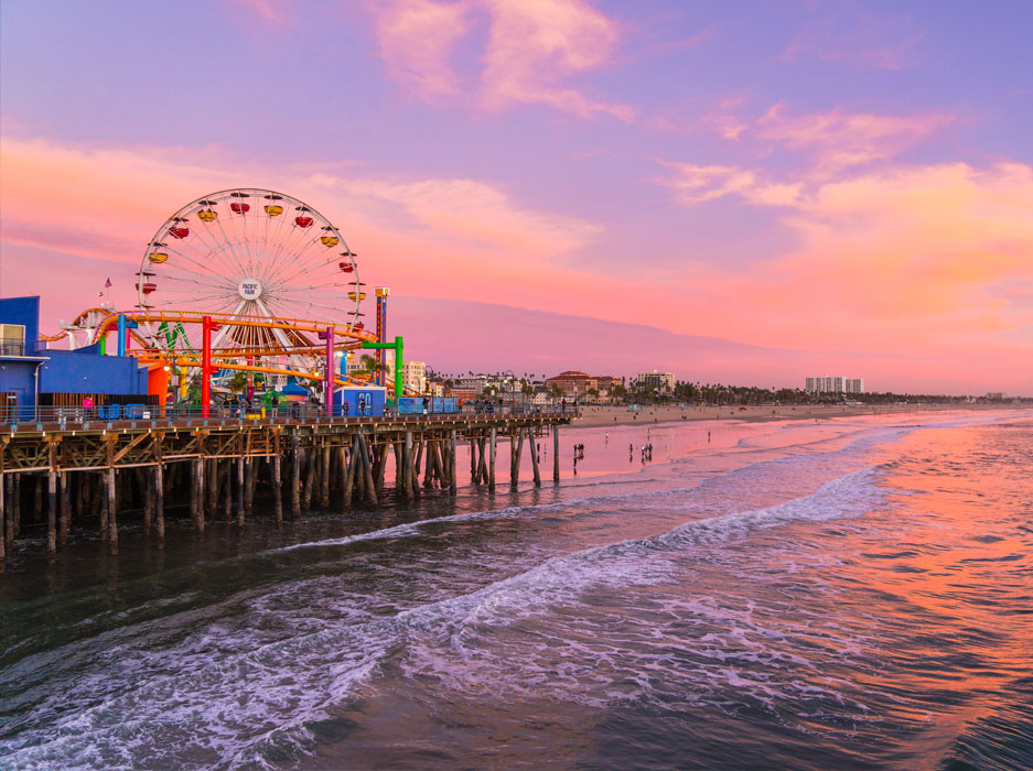 Mẹo hay chụp ảnh nghìn like với bến tàu Santa Monica