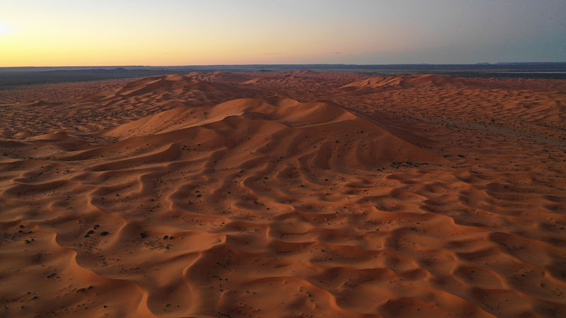 SAHARA CHỈ CÓ 30% LÀ CÁT