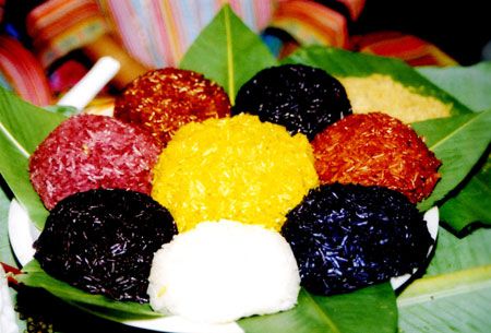 Xôi ngũ sắc