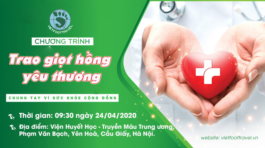 Chương trình Thiện Nguyện  “ Trao giọt hồng yêu thương”