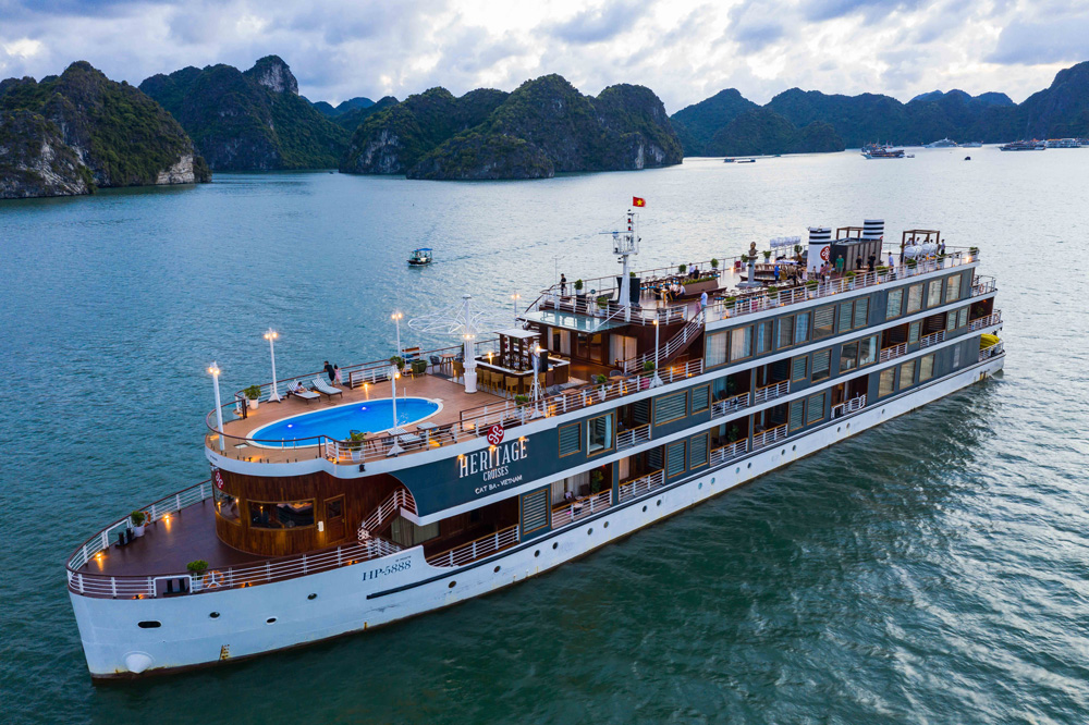DU THUYỀN HERITAGE 5 SAO SANG TRỌNG - ĐẲNG CẤP