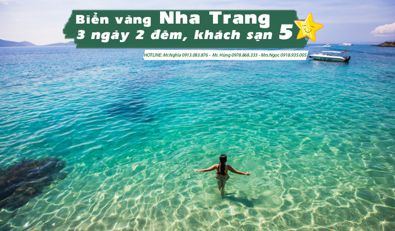 Biển Vàng Nha Trang 03 Ngày 02 Đêm